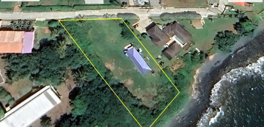 Ocean front property in Bacolet
